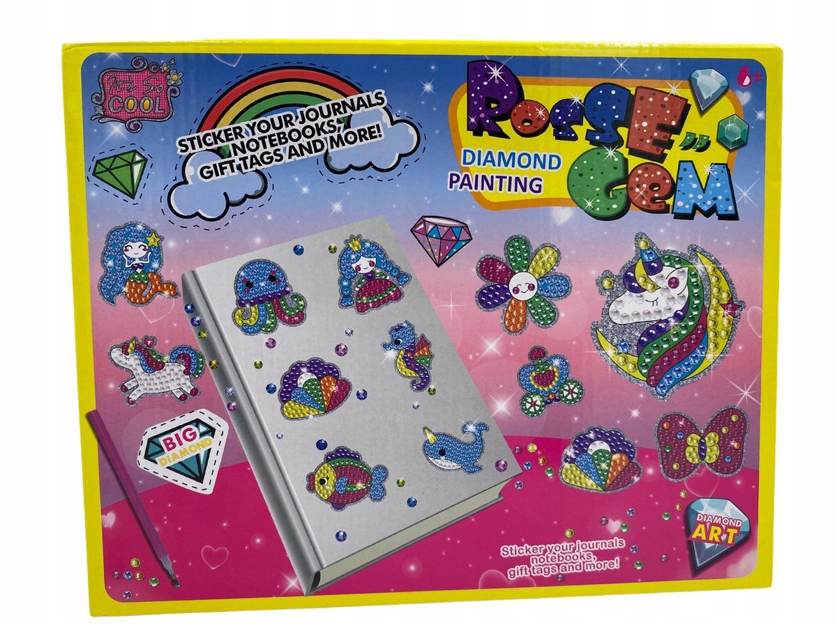 DIAMENTOWE NAKLEJKI Haft Diamentowy Kreatywne MOZAIKI DIAMENTOWE DIY