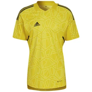 Koszulka męska adidas Condivo 22 Goalkeeper Jersey Short Sleeve żółta HF0138 - Koszulki męskie - miniaturka - grafika 1