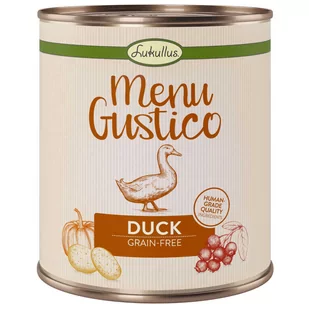 Lukullus Menu Gustico, kaczka z marchwią, żurawiną i rozmarynem - 6 x 800 g - Mokra karma dla psów - miniaturka - grafika 1
