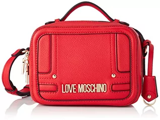 Torebki damskie - Love Moschino Damska torba na ramię Borsa Pu Rosso Blue Denim, 14 x 20 x 8 - grafika 1
