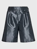 Spodnie sportowe damskie - Reebok Szorty materiałowe NAO SERATI HN9116 Szary Relaxed Fit - miniaturka - grafika 1