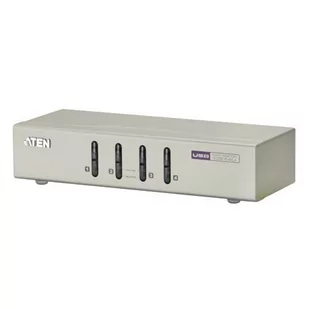 Aten Przełącznik CS74U 4-Port USB KVM Switch with audio, 4x Cables Set, Non - Kable komputerowe i do monitorów - miniaturka - grafika 1