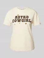 Koszulki i topy damskie - T-shirt z nadrukiem z napisem model ‘BRANDY’ - miniaturka - grafika 1