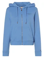 Kurtki damskie - Tommy Hilfiger Damska kurtka z kapturem Kobiety Bawełna niebieski jednolity, M - miniaturka - grafika 1