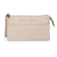Portfele - Pepe Jeans Morgan Portfel Trzy przegródki Beżowy 17,5x9,5x2 cms Poliester i PU by Joumma Bags, Beis, Talla única, Portfel Trzy przegródki - miniaturka - grafika 1