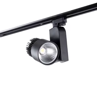 Reflektor Szynowy 1-fazowy LED Track Light 30W Czarny - Barwa Biała Ciepła - Lampy sufitowe - miniaturka - grafika 1