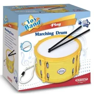 Instrumenty muzyczne dla dzieci - Bontempi Play Bębenek marszowy 210 mm - miniaturka - grafika 1