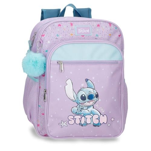 Disney Joumma Lovely Stitch Plecak na notebooka, 33,8 cm, fioletowy, 30 x 38 x 12 cm, poliester, 13,68 l