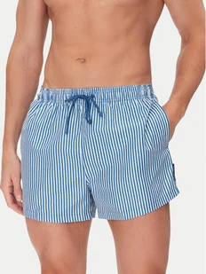 YSABEL MORA Szorty kąpielowe 90321 Niebieski Regular Fit - Kąpielówki męskie - miniaturka - grafika 1