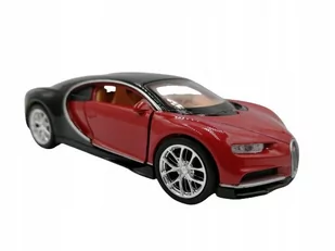 Bburago Bugatti Chiron 1:18 czerwony - Samochody i pojazdy dla dzieci - miniaturka - grafika 2