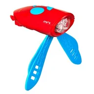 Dzwonki do roweru - Lampka rowerowa z klaksonem HORNIT Mini BLUE - RED 5353BURE  paczkomatem od 599zł - miniaturka - grafika 1