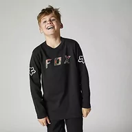 Odzież motocyklowa - Fox Yth Bnkr Ls Tee Black - miniaturka - grafika 1