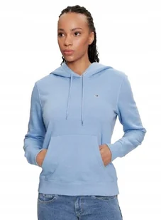 TOMMY HILFIGER NIEBIESKA BLUZA DAMSKA Z KAPTUREM I KIESZENIĄ L I1E - Bluzy damskie TOMMY HILFIGER NIEBIESKA BLUZA DAMSKA Z KAPTUREM I KIESZENIĄ L I1E - Bluzy damskie - miniaturka - grafika 1