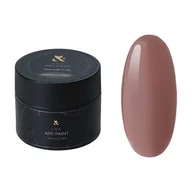 Lakiery do paznokci - F.O.X Art-paint Farba hybrydowa 2w1 Cappuccino 10ml lakier do paznokci - miniaturka - grafika 1