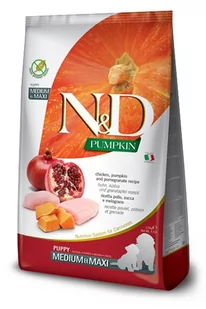 Farmina N&D Pumpkin Dog Puppy Medium & Maxi chicken pumpkin & pomegranate 2.5 kg - Sucha karma dla psów - miniaturka - grafika 1