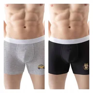 Majtki męskie - Bokserki Męskie 2-pak Bawełniane M Green Fish Wzory Zestaw - miniaturka - grafika 1