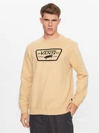 Bluzy męskie - Vans Bluza Mn Full Patch Crew Ii VN0A45CI Beżowy Classic Fit - miniaturka - grafika 1