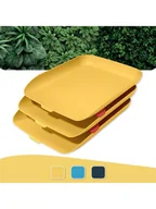 Półki na dokumenty - Leitz Letter Tray Set Cosy 3pcs Yellow - miniaturka - grafika 1