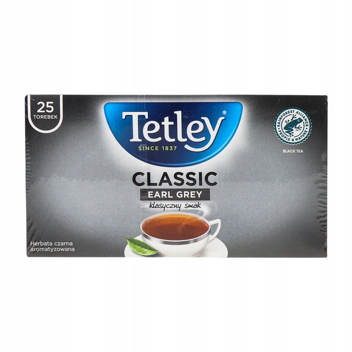 Herbata czarna aromatyzowana Earl Grey 25 torebek