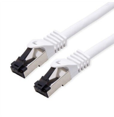 Value Kabel krosowy VALUE S/FTP kat. 8 klasa I, skręcony, LSOH, PoE, biały, 3 m