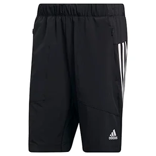 adidas Męskie szorty M TI WV SHO, czarne/białe, XS9 - Spodenki damskie - miniaturka - grafika 1