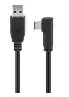 Kable USB - Microconnect USB3.1CA05A kabel USB 0,5 m USB 3.2 Gen 1 (3.1 Gen 1) USB A USB C Czarny - miniaturka - grafika 1