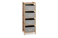 Regały - Drewniany regał z koszykami GRANDUS - miniaturka - grafika 1