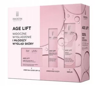 Iwostin Age Lift Zestaw Krem na dzień do skóry normalnej i mieszanej SPF 15, 50 ml + Krem pod oczy, 15 ml + Serum, 30 ml - Zestawy kosmetyków damskich - miniaturka - grafika 1