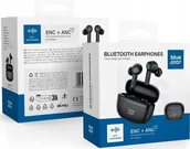 Ładowarki samochodowe - Słuchawki Blue Star Blue Star słuchawki bezprzewodowe stereo TWS AC20E z funcją ANC i ENC czarne - miniaturka - grafika 1