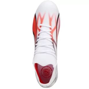 Buty piłkarskie Puma Ultra Match FG/AG M 107347 (kolor Biały. Pomarańczowy, rozmiar 44.5) - Buty sportowe męskie - miniaturka - grafika 2