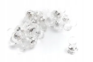 Magnes na lodówkę, biurowy 15x21 Przezroczysty - Magnesy - miniaturka - grafika 1