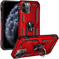 Etui i futerały do telefonów - Etui na telefon komórkowy Armor Shield do Apple iPhone 11 Pro Ultra Hybrid Case, czerwone - miniaturka - grafika 1