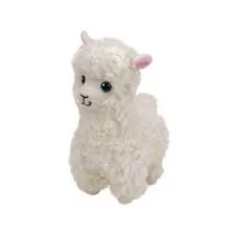 Ty INC inc BEANIE BABIES LILY kremowa lama 15cm 41216 - Maskotki i pluszaki - miniaturka - grafika 1
