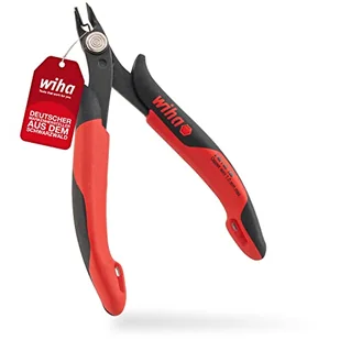 Wiha szczypce do cięcia bocznego Electronic ze sprężyną blokującą. 26813 - Kombinerki i obcęgi - miniaturka - grafika 3