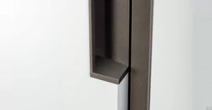Uchwyt meblowy wpuszczany Hexxa 1100 Aluminiowy szary - Zawiasy, okucia i inne akcesoria - miniaturka - grafika 1