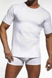Koszulka męska Cornette Authentic 202 4XL biała - Koszulki męskie - miniaturka - grafika 1