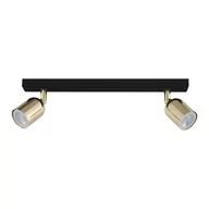 Oprawy, klosze i abażury - Lampa Sufitowa Top Black Gold 5617 2 Pł 2Xgu10 Czarna/Złota - miniaturka - grafika 1