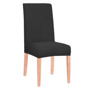Pokrowce na meble - Pokrowiec na krzesło elastyczny czarna kratka HA0051 - miniaturka - grafika 1