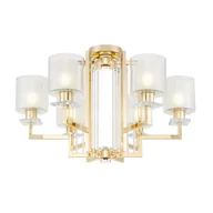 Lampy sufitowe - Manhattan lampa sufitowa loft złota LDC 8012-6 (GD) Lumina Deco - miniaturka - grafika 1