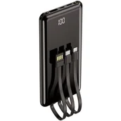 Powerbanki - Powerbank SETTY PB-WK-101 10000 mAh Czarny - miniaturka - grafika 1