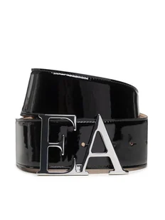 Emporio Armani Pasek Damski Y3I271 YFS7E 80001 Czarny - Paski - miniaturka - grafika 1