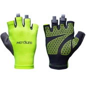 Rękawiczki rowerowe - Rękawiczki rowerowe krótkie lekkie z siatki wentyl - miniaturka - grafika 1