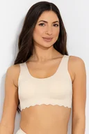 Biustonosze - Braletka Mitex FEEL GOOD BRA beige - miniaturka - grafika 1
