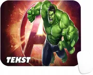 Podkładki pod mysz - PODKŁADKA POD MYSZKĘ Z HULK MARVEL AVENGERS PREZENT -TEKST -20X24 - miniaturka - grafika 1