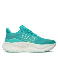 Sneakersy męskie - Sneakersy EA7 Emporio Armani X8X245 XK442 D132 Zielony - miniaturka - grafika 1