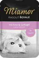 Mokra karma dla kotów - Miamor Ragout Royale smak kaczka z drobiem w sosie saszetka 22x100g - miniaturka - grafika 1