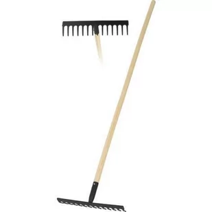 Grabie z drewnianym trzpieniem 140cm czarne - Grabie i motyki - miniaturka - grafika 1