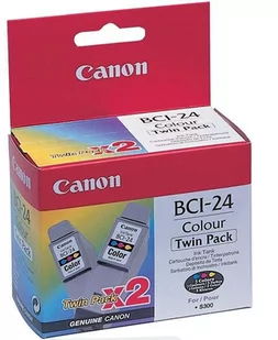 Tusz Kolorowy BCI-24C (2-pack) - Dodatki do drukarek i skanerów - miniaturka - grafika 1