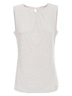 Bluzki damskie - Calvin Klein Top w kolorze beżowym - miniaturka - grafika 1