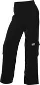Spodnie rowerowe - Nike Spodnie W NSW Woven Os Pant Hr Gls, czarne, HM4322-010, XL - miniaturka - grafika 1